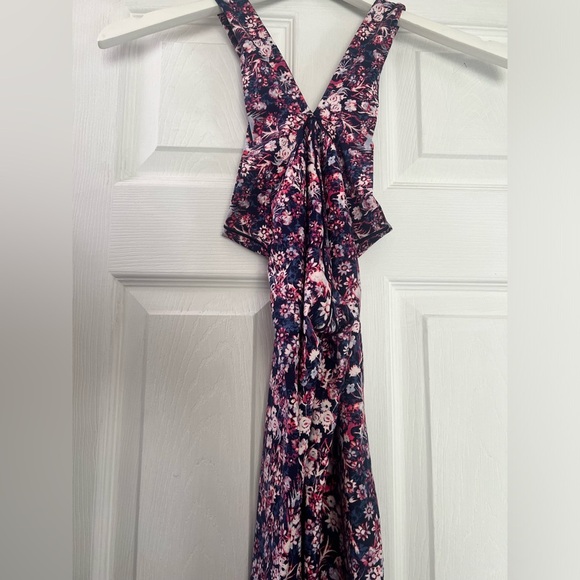 Floral Women's Leggings aerie cut out crossover medium athleisure - Picture 5 of 6